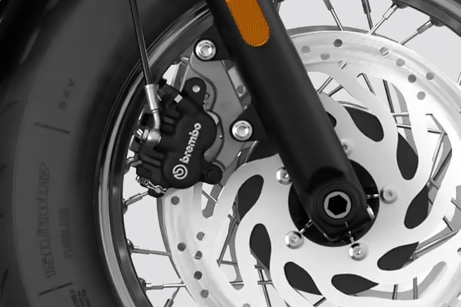 Front Brake Caliper of Bonneville Speedmaster