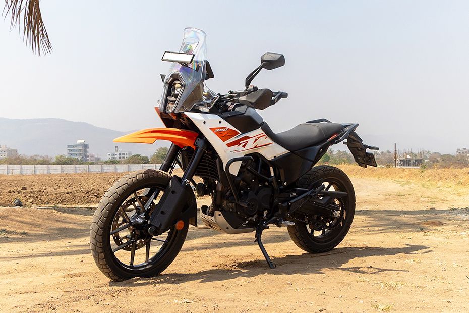 Front Left Quarter View View of 390 Adventure X