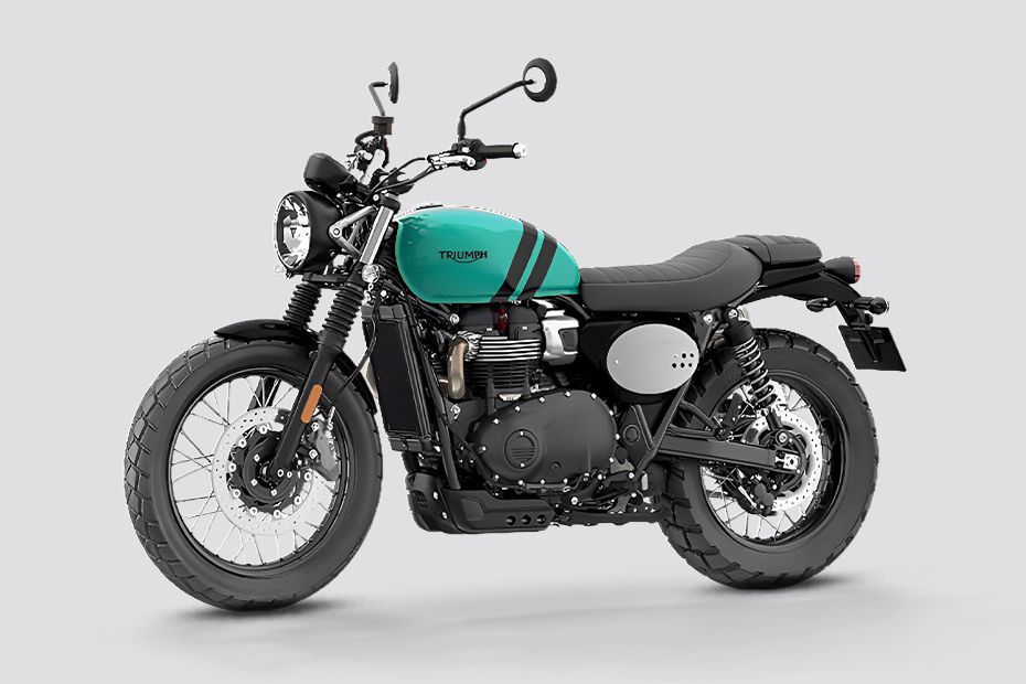Front Left Quarter View View of Scrambler 900