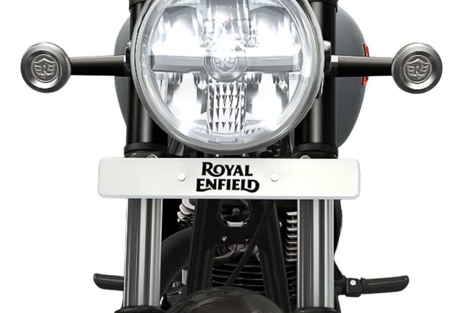 Front Number Plate of Meteor 350