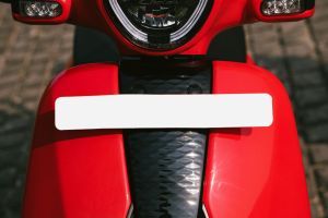 Front Number Plate of Chetak C2501