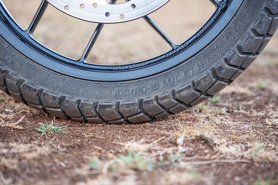 Front Tyre of 390 Adventure