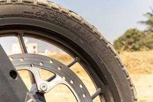 Front Tyre of 390 Adventure X