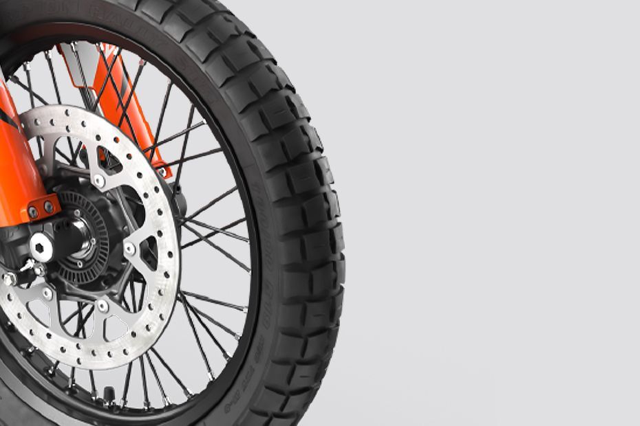 Front Tyre of 390 Adventure S