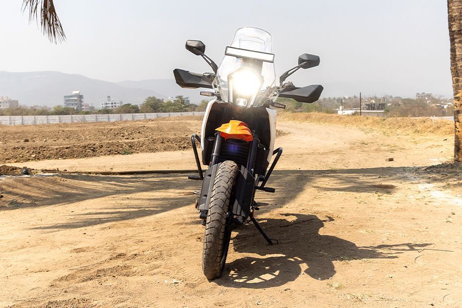 Front View of 390 Adventure X