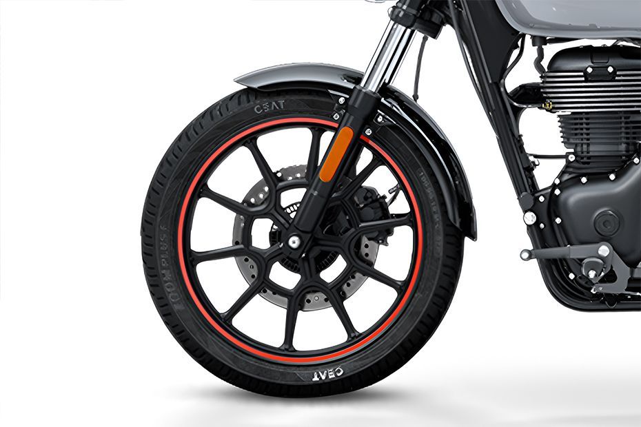 Front Wheel of Meteor 350
