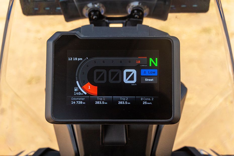 Instrument Cluster of 390 Adventure X
