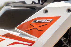 Model Badge of 390 Adventure X