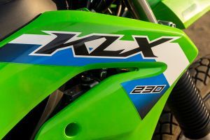 Model Badge of KLX230