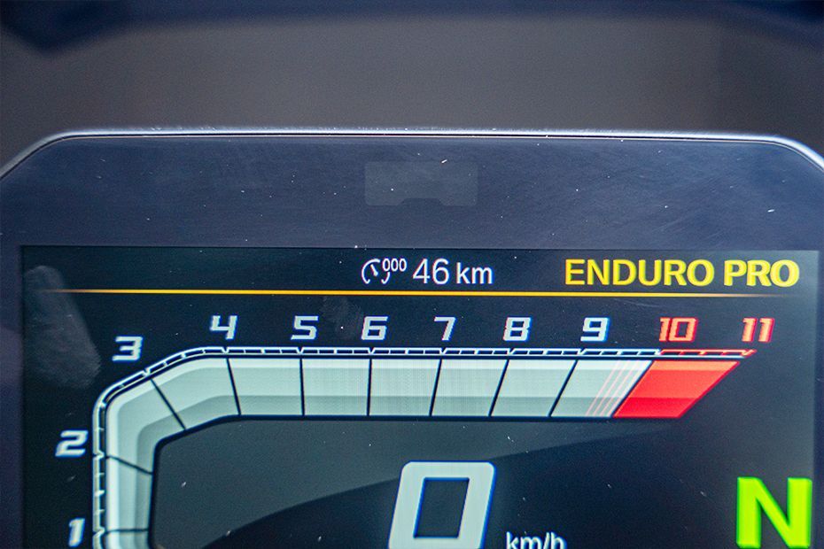 Odometer of F 450 GS
