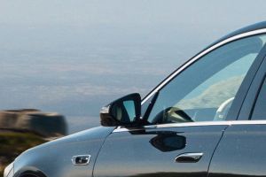 Outside Mirror Glass Image of S Class Facelift