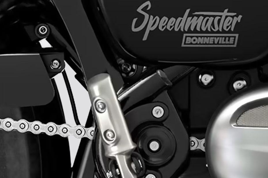 Rear Footpeg of Bonneville Speedmaster