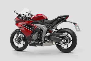 Rear Left Three Quarter View of Daytona 660