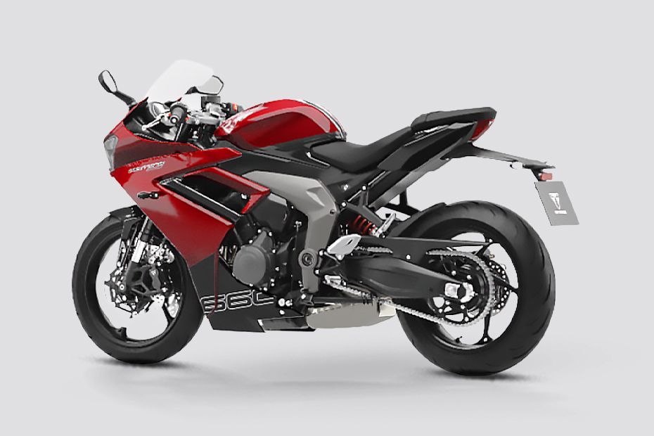 Rear Left Three Quarter View of Daytona 660