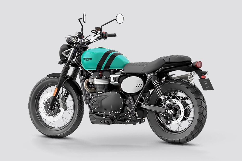 Rear Left Three Quarter View of Scrambler 900