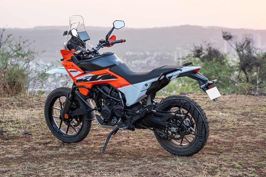Rear Left Three Quarter View of 390 Adventure