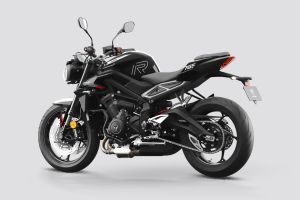 Rear Left Three Quarter View of Street Triple 765