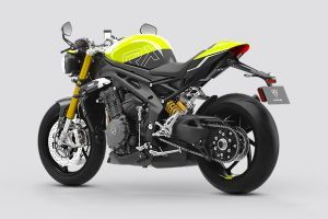Rear Left Three Quarter View of Speed Triple 1200