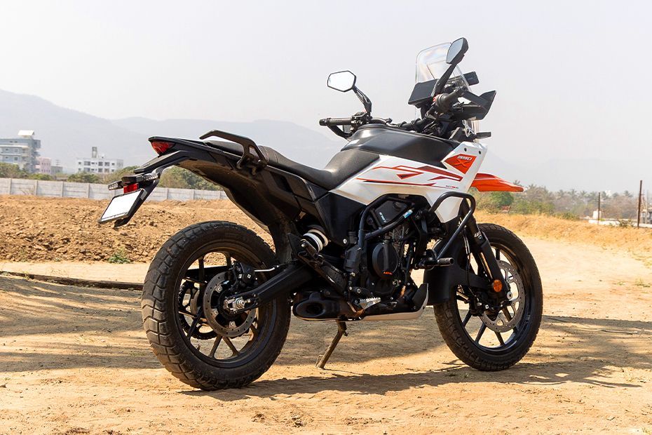 Rear Right Three Quarter View of 390 Adventure X