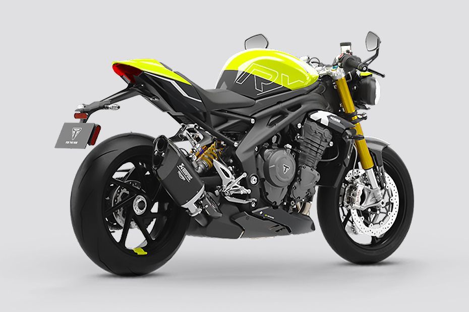 Rear Right Three Quarter View of Speed Triple 1200