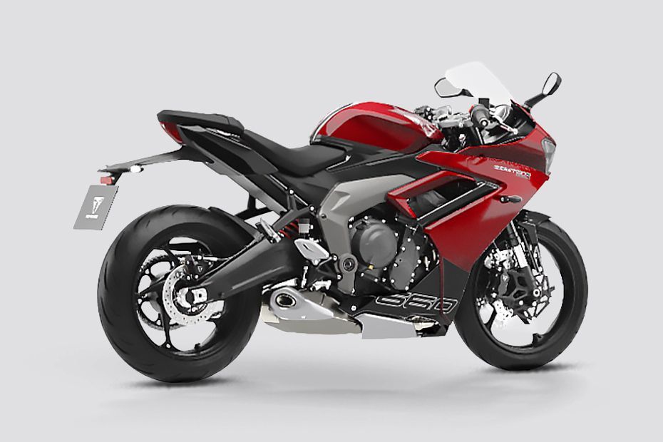 Rear Right Three Quarter View of Daytona 660