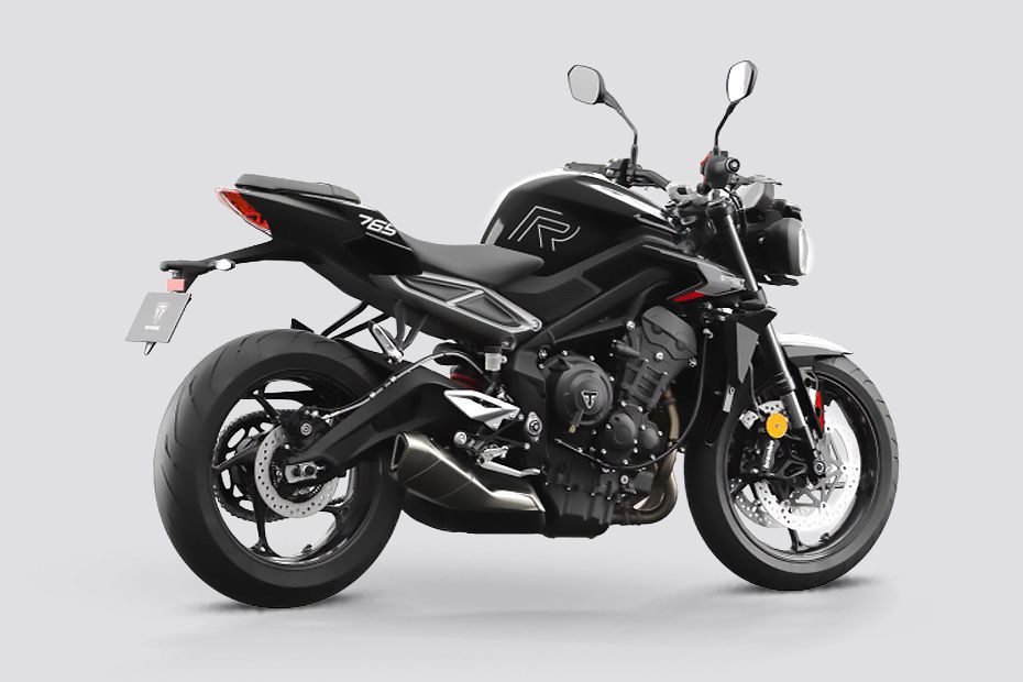 Rear Right Three Quarter View of Street Triple 765