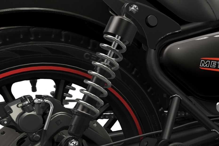 Rear Suspension of Meteor 350