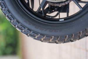 Rear Tyre of F 450 GS