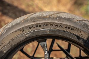Rear Tyre of 390 Duke