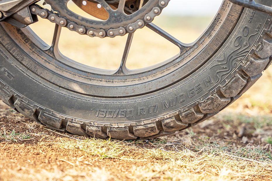 Rear Tyre of 390 Adventure
