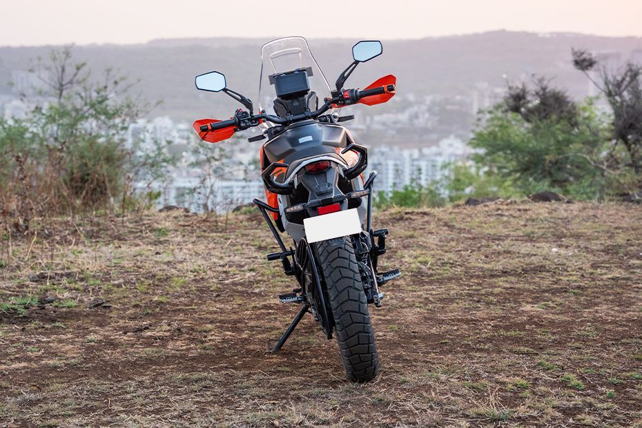 Rear View of 390 Adventure
