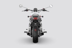 Rear View of Bonneville Speedmaster