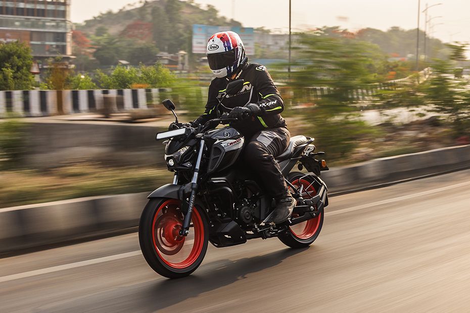 Riding: Front Left Quarter View of FZ-RAVE