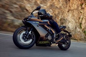 Riding: Front Left Quarter View of Daytona 660
