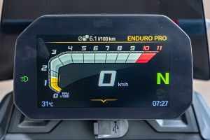 Tachometer of F 450 GS