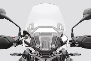 Windshield View of Tiger 900