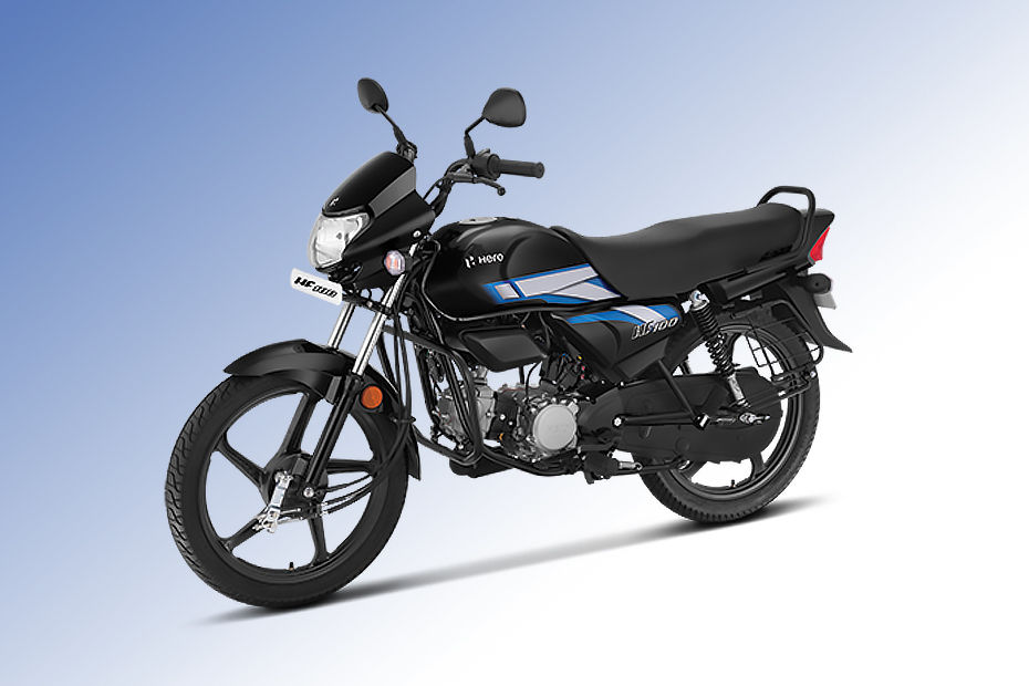 Hero HF 100 Blue Black colour
