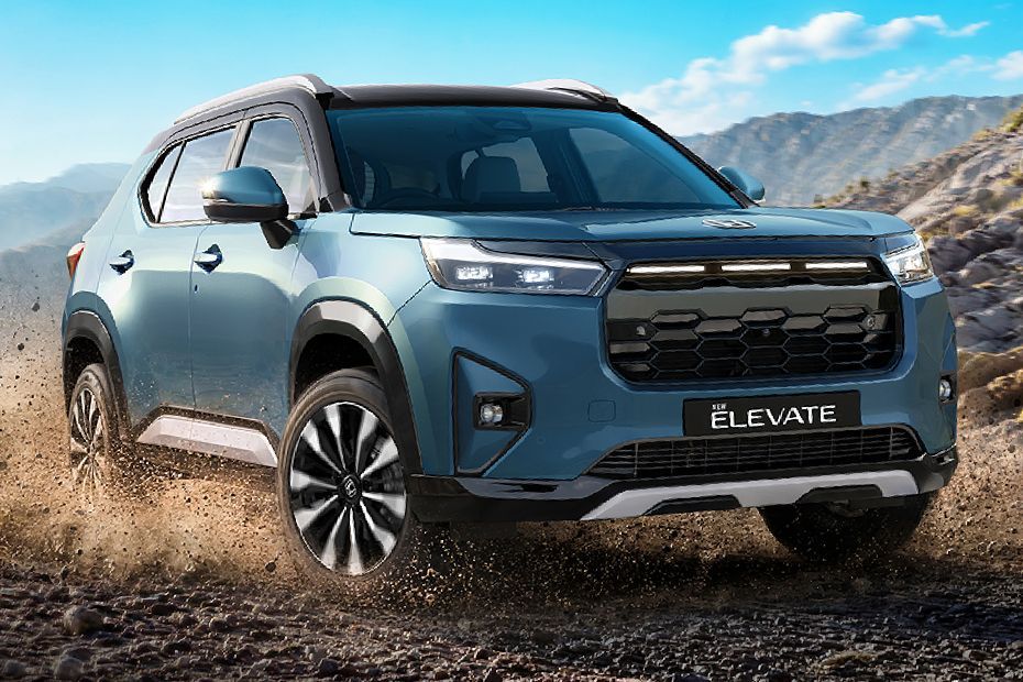Driving: Front Right Quarter View Image of Elevate