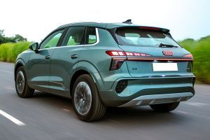 Driving: Rear Left Three Quarter View Image of Q3 2026