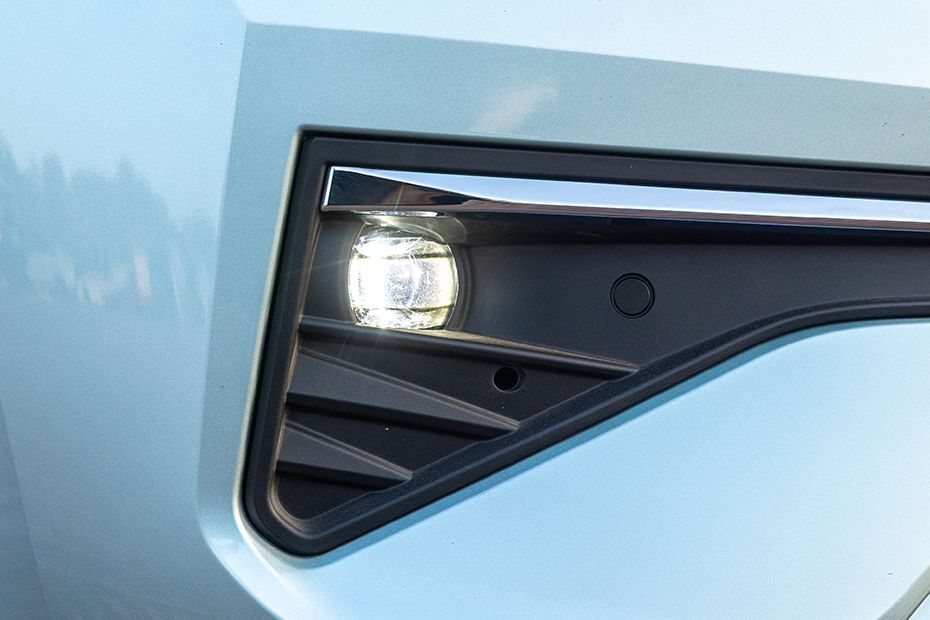 Front Fog Lamp Image of Slavia Facelift
