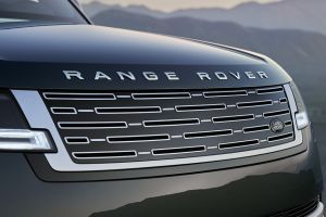 Front Grille Image of Range Rover Electric