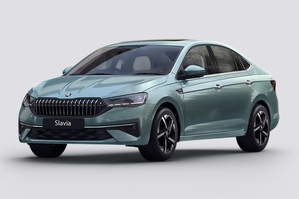 Front Left Quarter View Image of Slavia Facelift