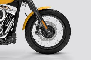 Front Wheel of Street Bob