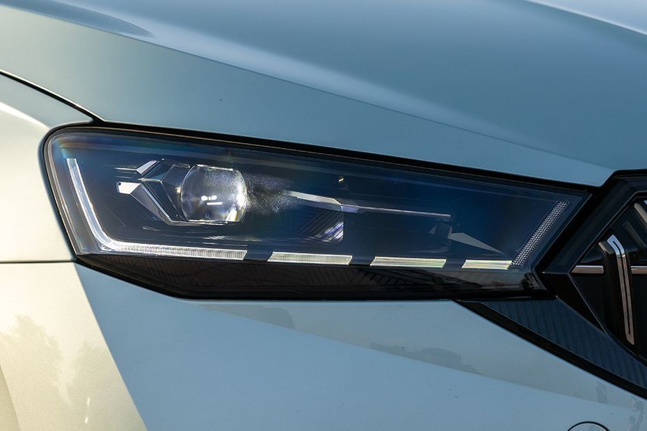 Headlight Image of Slavia Facelift