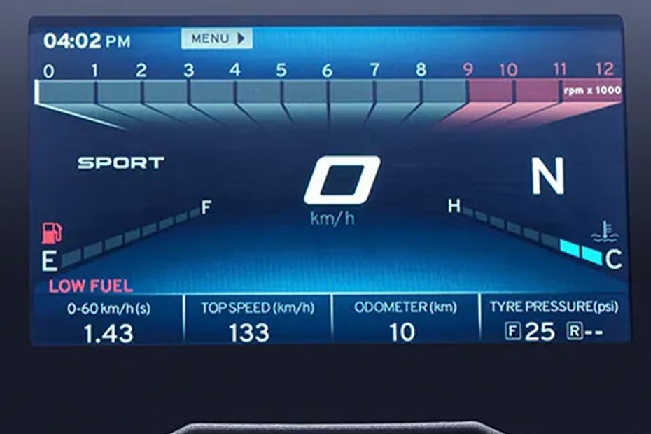 Odometer of Apache RTR 310