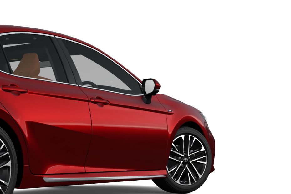 Outside Mirror Glass Image of Camry