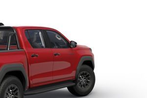Outside Mirror Glass Image of Hilux