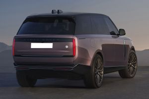 Rear Right Three Quarter View Image of Range Rover Electric
