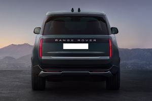 Rear View Image of Range Rover Electric