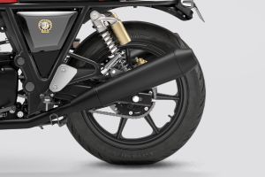 Rear Wheel of Continental GT 650